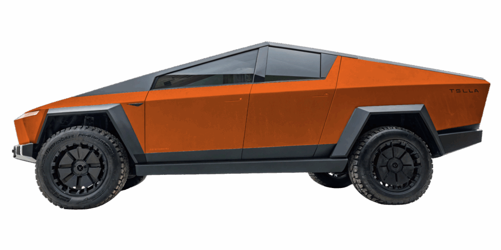 Orange CyberTruck